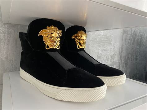 versace shoes shopping|versace denim shoes.